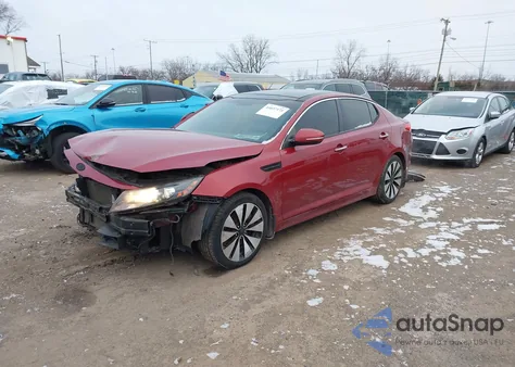 2011 Kia Optima Sx z USA, uszkodzony, nr VIN KNAGR4A65B5120507